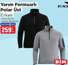 EXUMA YARIM FERMUARLI POLAR ÜST ERKEK fiyat ve kampanya bilgisi